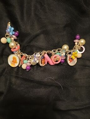 Colorful Vintage Style Barbie Charm Bracelet NEW and So Fun!